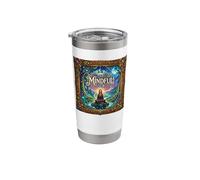 Mindful Meditation Zen Forest Stainless Steel Insulated Tumbler