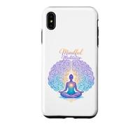 Mindful Meditator Yoga and Meditation Calming Design Case for iPhone XS Max