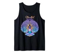 Mindful Meditator Yoga and Meditation Calming Design Tank Top