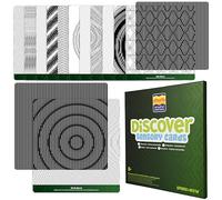 Mindful Motions Sensory Cards | Discover | 12 Dynamic Patterns | 2 Sliders | Calming Corner Items for Kids | Screen-Free Visual Sensory Toys