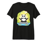 Mindful Panda Meditation Premium T-Shirt