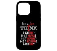 Mindful Speech Acronym True Helpful Inspiring Kind Graphic Case for iPhone 14 Pro Max