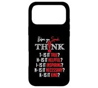 Mindful Speech Acronym True Helpful Inspiring Kind Graphic Case for iPhone 17 Pro Max