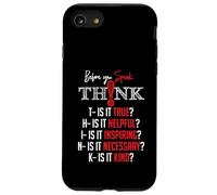Mindful Speech Acronym True Helpful Inspiring Kind Graphic Case for iPhone SE (2020) / 7/8