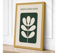 Mindful Symmetry Minimalist Canvas Wall Art Print 30x20 Inch (76 x 51 cm)