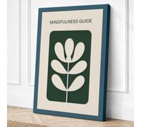 Mindful Symmetry Minimalist Canvas Wall Art Print 36x24 Inch (91 x 61 cm)