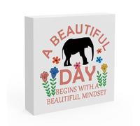 Mindfulness Affirmation Quotes For Women Men Friends Motivational Mindset Home Office Desk Sign Gifts for Student Colleague Positive Mindset Office Decorations Inspirational Self Care Gifts