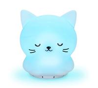 Mindfulness 'Breathing Kitty' | 4-7-8 Guided Visual Meditation Breathing Light | 3 in 1 Device with Night Light & Noise Machine for ADHD Anxiety Stress Relief Sleep - Gift for Kids Adult Women Men