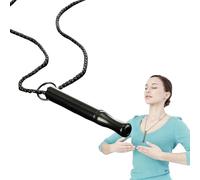 Mindfulness Breathing Necklace,Anxiety Relief Whistle Necklace,Stress Relief Necklaces for Breathing Exercises,Breat/hlink Design for Men,Portable Whistle Breathlace Exercises Necklace,Fidget Necklace