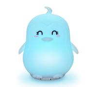 Mindfulness 'Breathing Penguin' | 4-7-8 Guided Visual Meditation Breathing Light | 3 in 1 Device with Night Light & Noise Machine for ADHD Anxiety Stress Relief Sleep - Gift for Kids Adult Women Men