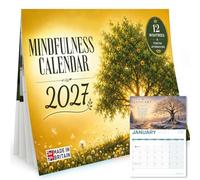 Mindfulness Calendar 2027 - Positive Quotes & Affirmations Wall Calendar