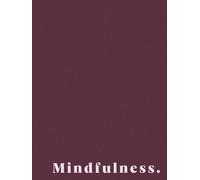 Mindfulness Dark Purple Lined Journal for Home Decor: Modern Minimalist Notebook for Coffee Table or Bookshelf Styling