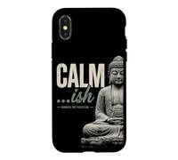 Mindfulness Mantra Progress Not Perfection Buddha Quote Case for iPhone X/XS