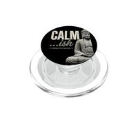 Mindfulness Mantra Progress Not Perfection Buddha Quote PopSockets PopGrip for MagSafe