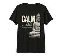 Mindfulness Mantra Progress Not Perfection Buddha Quote Premium T-Shirt