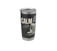 Mindfulness Mantra Progress Not Perfection Buddha Quote Stainless Steel Insulated Tumbler