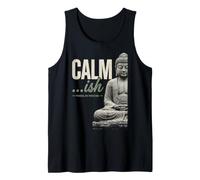 Mindfulness Mantra Progress Not Perfection Buddha Quote Tank Top