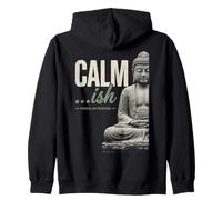 Mindfulness Mantra Progress Not Perfection Buddha Quote Zip Hoodie