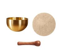 Mindfulness Resonance Dish, Handcrafted Bell, Relaxation Bowl | Acoustic Vibration Sound Device, Deep Breathing Meditation Helper, Yoga Studio Altar Table Quietude Companion