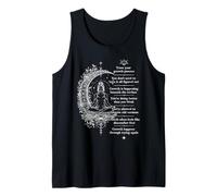 Mindfulness Self Growth Affirmation Floral Meditation Tank Top