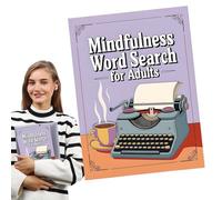 Mindfulness Word Search,Travel Word Puzzles - Portable Brain Exercise Games, Entertainment Activities for Waiting Room Pastime