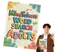 Mindfulness Word Search,Word Find Puzzle Books - Brain Exercise Games, Entertainment Activities for Adults Seniors Teens