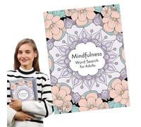 Mindfulness Word Search, Word Search Books | Word Find Activity Puzzle,Brain Exercise Games, Entertainment Activities for Adults Older Teens