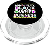 Minding My Black Owned Business Owner Entrepreneur PopSockets PopGrip for MagSafe