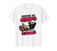 Minding My Business Funny Duck Unbothered Graphic T-Shirt