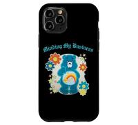 Minding My Business Patch Flower Bear Self-Care Anti-Social Case for iPhone 11 Pro