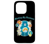 Minding My Business Patch Flower Bear Self-Care Anti-Social Case for iPhone 15 Pro