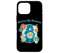 Minding My Business Patch Flower Bear Self-Care Anti-Social Case for iPhone 16 Pro Max