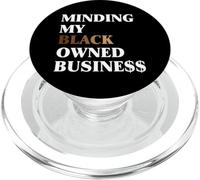 Minding my Owned black business PopSockets PopGrip for MagSafe