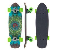 Mindless Mandala Blue | 28” Nimble City Cruiser 7 Ply Canadian Maple Flexible and Fun W 5.5” Trucks For Streets Cruise 60mm 83A SHR Wheels Ultra Grippy and Soft |Beginner Intermediate Every Day Board
