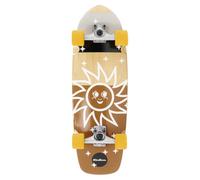 Mindless Soul Surf Skate 29.5" x 9.75" Longboard - Brown - Perfect for Town, City, or Beachfront Skating with Maple Deck, Wave-Mimicing Trucks, 66mm Wheels, ABEC 9 Chrome Bearings