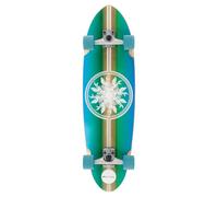 Mindless Wake Surf Skate 35" x 10" Longboard - Blue - Perfect for Town, City, or Beachfront Skating with Maple Deck, Wave-Mimicing Trucks, 66mm Wheels, ABEC 9 Chrome Bearings