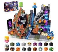 MINDMAGS Magnetic Blocks-150 PCS Magnetic Building Blocks, Construction Toys for Montessori Birthday Gifts, STEM Sensory Toys for Boys Girls Age 3 4 5 6 7 8 9 10