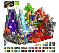 MINDMAGS Magnetic Blocks - Magnetic Building Blocks - Click Block Building Cubes Toys for Montessori Birthday Gifts - Mine Blocks Kids Games - Sensory Toys Boys Girls Ages 3 4 5 6 7 8 9 10