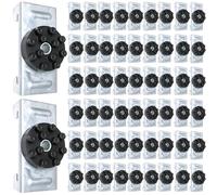 Mindoub 150-Pack Soundproofing Clips, Sound Isolation Clips for Walls and Ceilings, Decoupling Resilient Channel Clips for 7/8" Hat Channel, Noise Reduction for Recording Studio Home Office Apartment