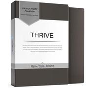 MindPanda | Thrive Productivity Planner for Daily, Weekly and Monthly Planning & Goal Setting - Premium Guided 90-Day System for Focus, Goal Setting, Gratitude & Happiness - ADHD-Friendly Design - A5