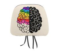 Minds of All Kinds Autism Awareness Car Headrest Cover Universal Car Seat Rest Protector