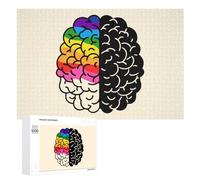 Minds of All Kinds Autism Awareness Jigsaw Puzzles for Adults Wooden Puzzle Picture for Home Wall Decor 1000 PCS