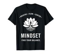 Mindset Find Your Balance Yoga Meditation T-Shirt