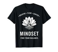 Mindset Find Your Balance Yoga Meditation T-Shirt