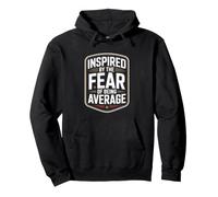 Mindset Inspired By The Fear Of Being Average Bodybuilding Pullover Hoodie