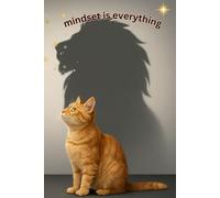 mindset is everything: cat lovers notebook