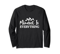 Mindset is Everything Growth Motivational Quote Inspiration Long Sleeve T-Shirt