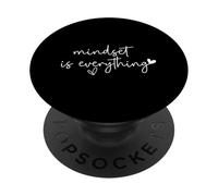 Mindset Is Everything Inspirational Mind Motivational Quote PopSockets Adhesive PopGrip