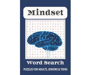 Mindset Word Search Puzzle Book: Word Searches with Easy to Read Print about Mindset, Mindset Growth, Positive Mindset and More | 6x9 inches, 110 ... Gift for Vacation, Holidays and Free Times