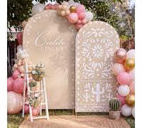 Mindsoft 2 Set Cielito Lindo Arch Cover 7.2ft 6.6ft, Mexican Beige